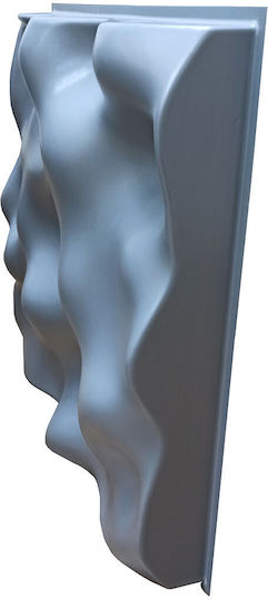 Alphacoustic Oceanos Sound Diffuser (1pcs) in Design Wave 60cm x 60cm x 110mm in Gray Color