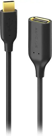 Sentivus Cablu Otg Usb 2.0 Usb-c Mascul Usb-a Femelă 0.1m Se-u206-010