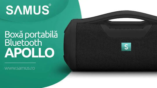 Samus Apollo Ηχείο Bluetooth 16W με Διάρκεια Μπαταρίας έως 6 ώρες Μαύρο