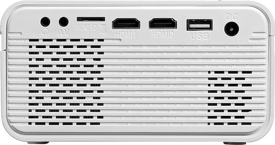 Lenco LPJ-280WH Projector LCD LED Lamp with Built-in Speakers White