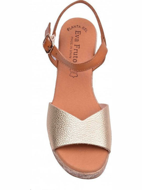 Leather Sandals Tabac Brown