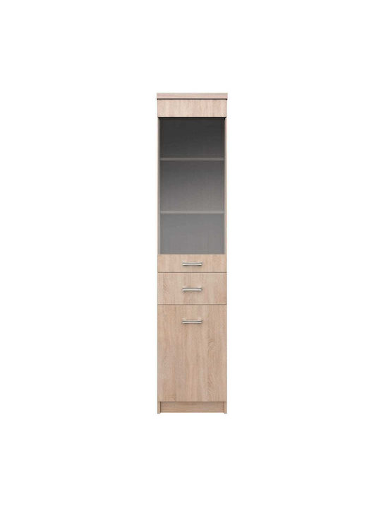 Top Mix Витрина за дневна от ПДЧ Сонома 40x33x183см