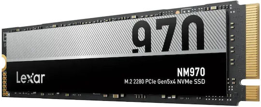 Lexar NM970 SSD 512GB M.2 with PCI Express 5.0 LNM970X512G-RNNNG