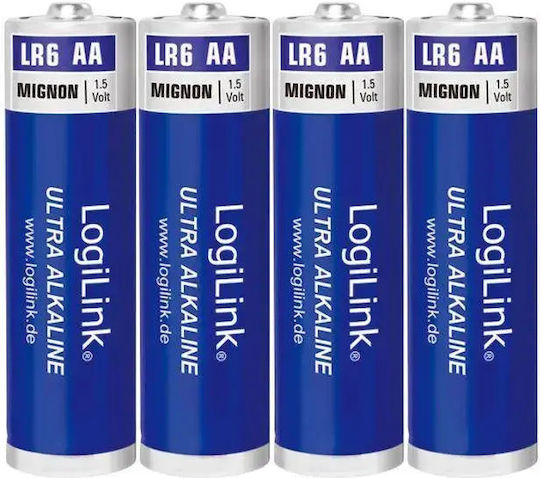 LogiLink Ultra Baterii Alcaline AA 1.5V 4buc