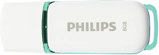 Philips Snow Edition 2.0 8GB USB 2.0 Stick Λευκό