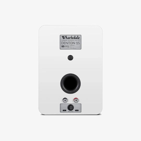 Wharfedale Denton 1S Pair of Hi-Fi Bookshelf Speakers 100W 2-Way W23.6xD22.9xH33cm White