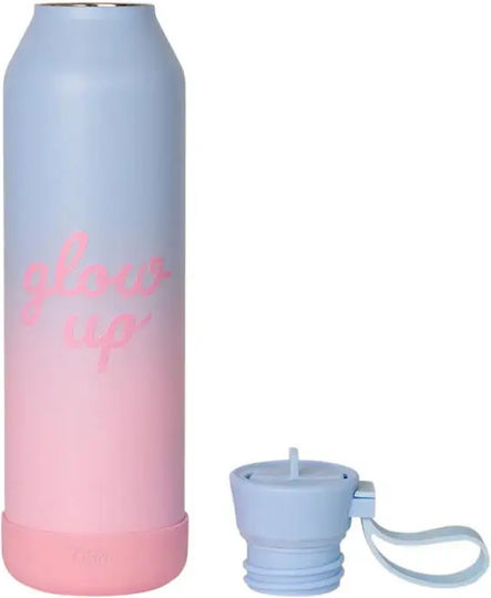 Citron Glow Up Неръждаема стомана Детска Бутилка за Вода Синя 750ml