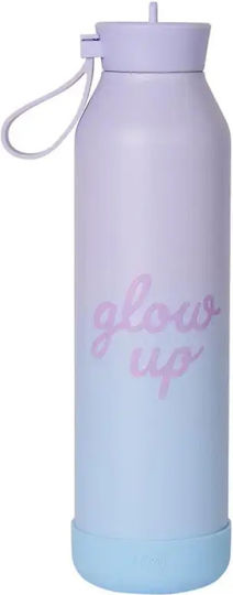 Citron Glow Up Неръждаема стомана Детско Бутилка за Вода Лилава 750ml