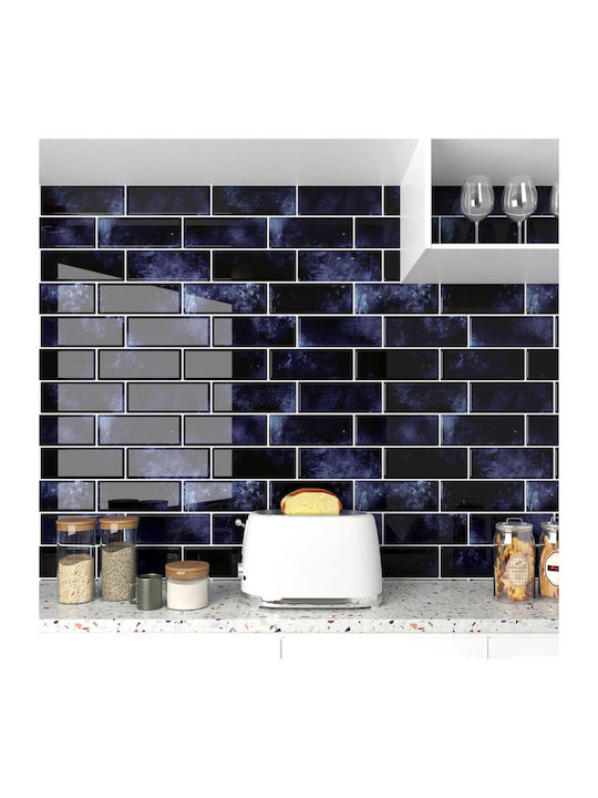 3d Purple Self-adhesive Wall Tile Stickers 10 Pcs 0.9 M²