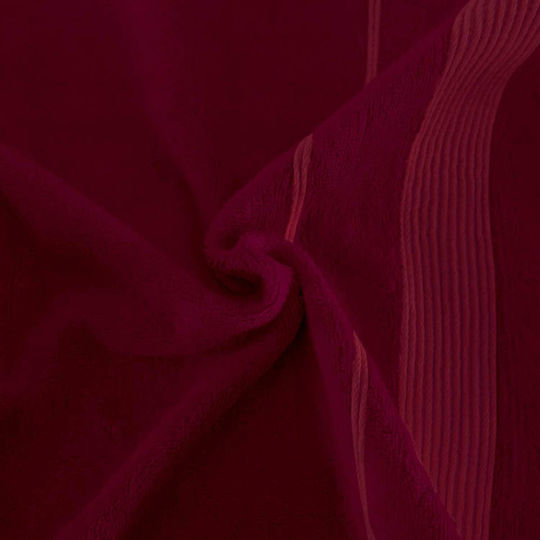 Darymex Darymex Badetuch Gesicht 50x90cm Burgundisch Gewicht 500gr/m²