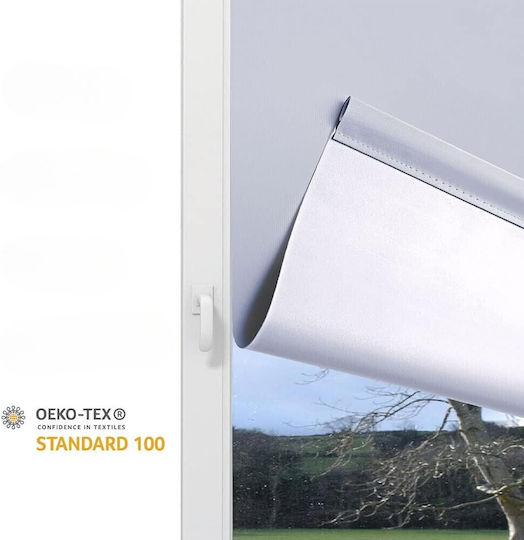 Eurohome Ρόλερ Σκίασης Ολικής Συσκότισης Γκρι Π45xΥ160εκ.