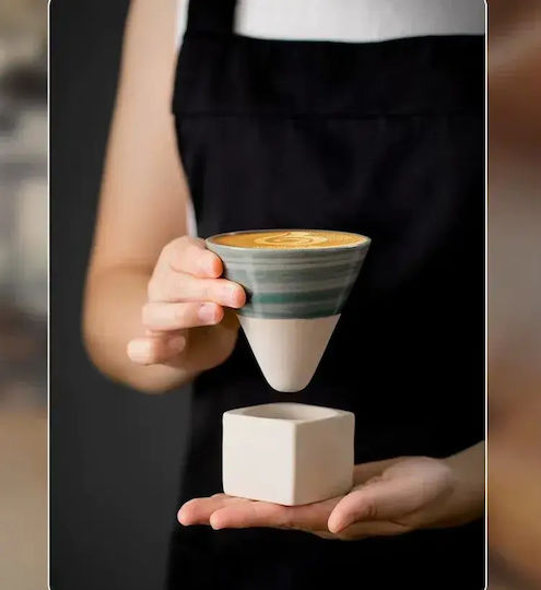 Ceașcă Espresso Ceramică Albastră 120ml