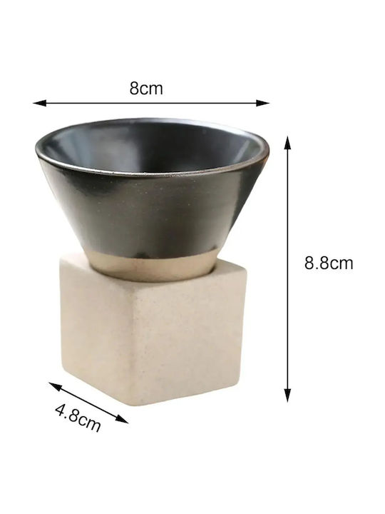 Abyz Espresso Keramik Schwarz Tasse 120ml