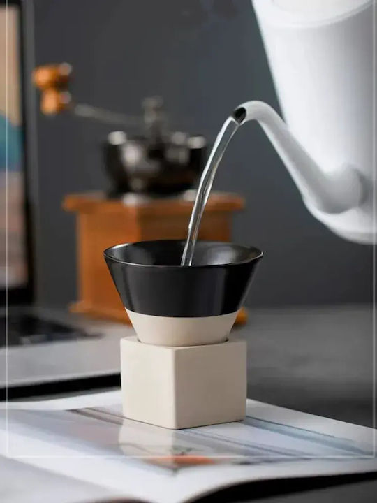 Abyz Espresso Keramik Schwarz Tasse 120ml