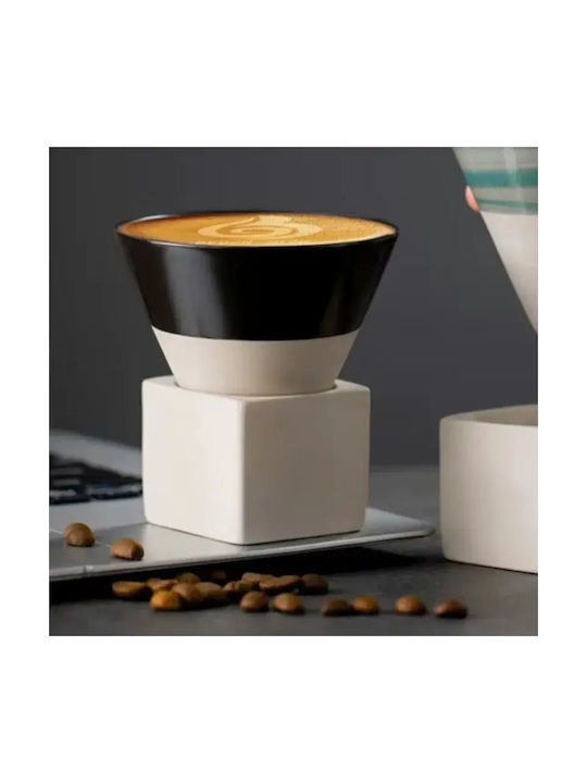 Abyz Espresso Keramik Schwarz Tasse 120ml
