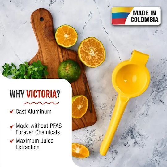Victoria Presă de mână în Culoare Galbenă Victoria Presă de mână în Culoare Galbenă