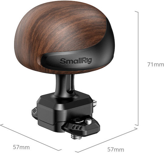 SmallRig 5927 Wooden Mini Side Handle Hawklock Quick Release