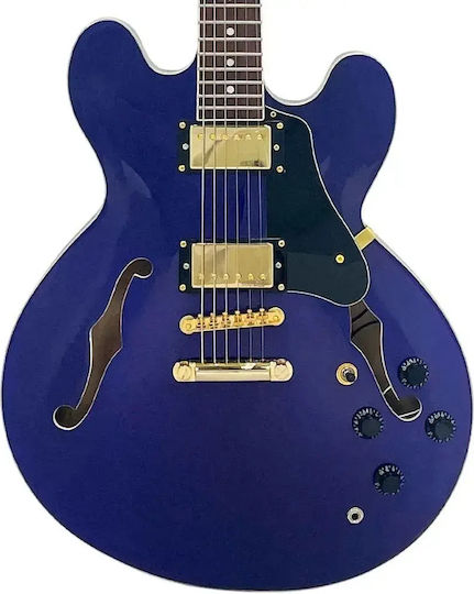 Vintage Vsa500pu0002 Proshop Einzigartige Elektrische Gitarre Lila Funkelnde