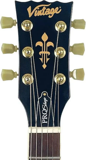 Vintage Vsa500pu0002 Proshop Einzigartige Elektrische Gitarre Lila Funkelnde