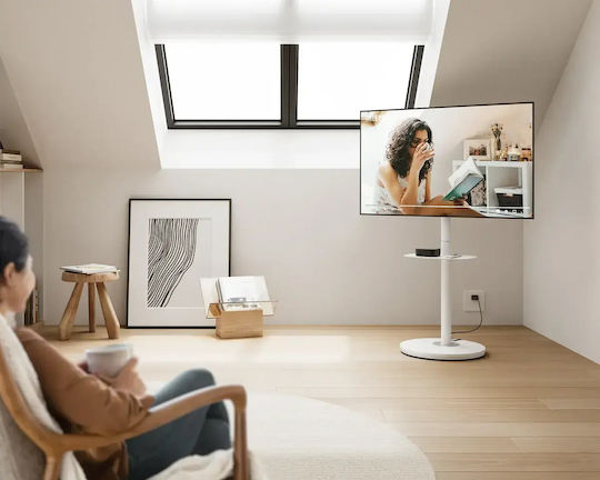 Fitueyes Ft60/ft65 TV Stand Plate Shelf White TV Mounts Master Series