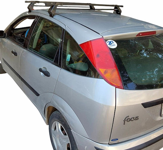 Hermes Car Roof Bars Set with Roof Rack Legs and Lock for Ford Focus 5D 1998-2004 Two Pieces