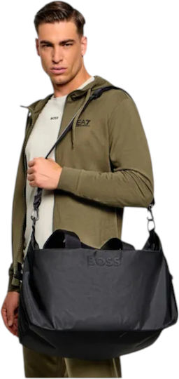 Boss Sack Voyage Back Black from Artificial Leather