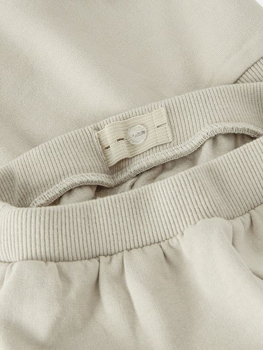 Kinder Sweatpants Set Beige