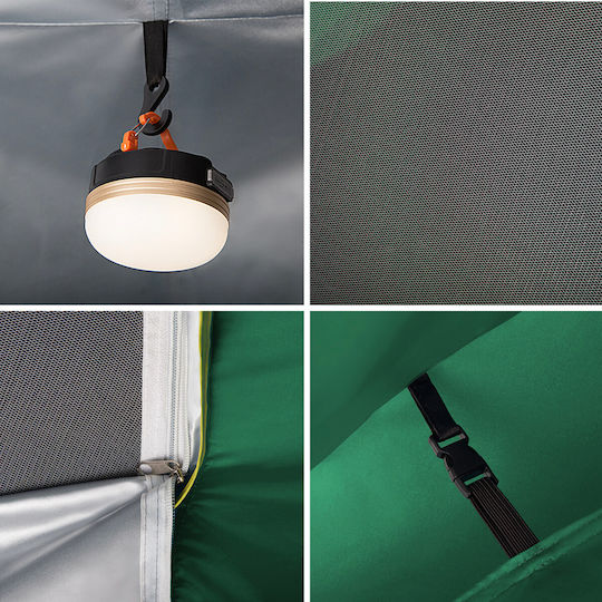Shadow 2 Automatic Camping Tent Igloo Green with Double Cloth 4 Seasons for 2 People 210x240x135cm