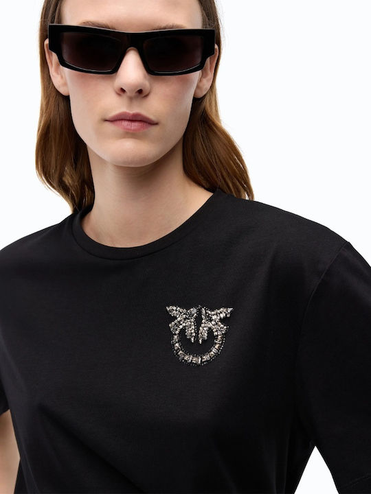Women's Cotton Short Sleeve Top Black