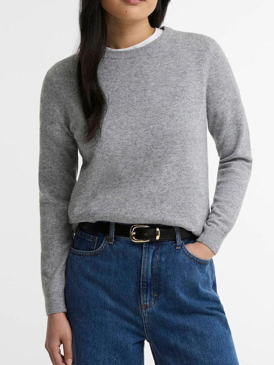 Barbour Pendle Sweater Grey Marl/birchwood Tartan