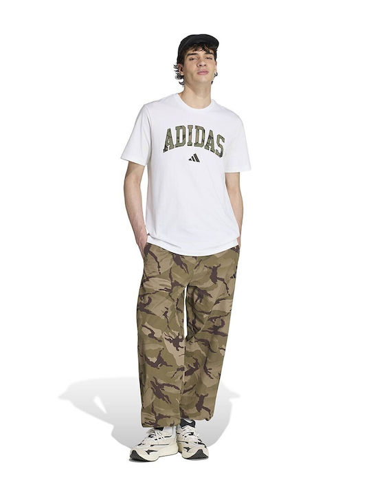 Herrenblusen Kurzarm T-Shirt Weiß