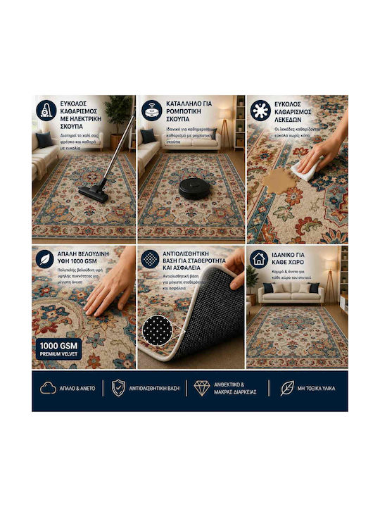 Modern Bedroom Rug Sets Velvet JHZ-8467-SET 3 Pieces