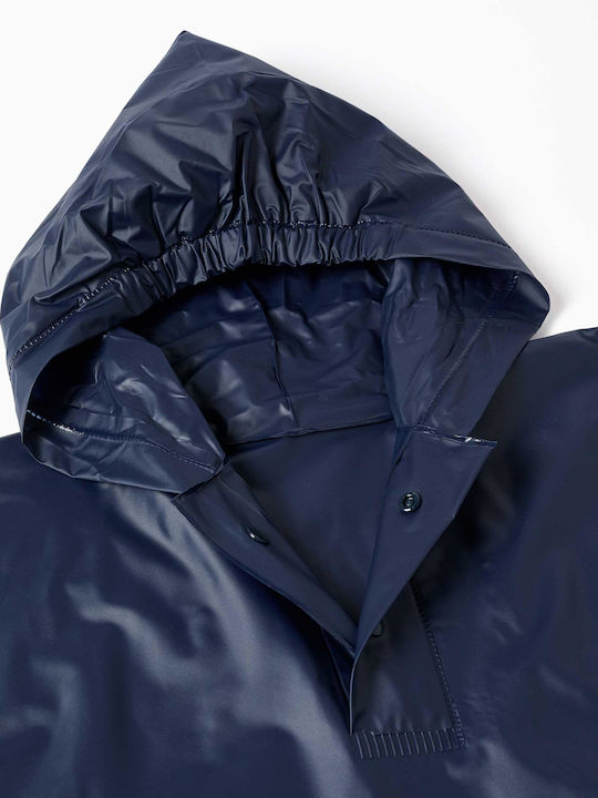 Wasserdichtes Kinderjacke Lässig Kurze Marineblaue