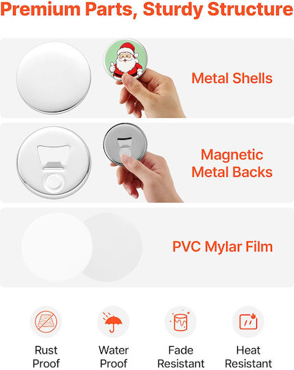 Vevor Σετ 50 Τεμαχίων Μαγνητικά Button 75 Mm Ανοιχτήρι Μπουκαλιών Xzjhchcyx75mrkc97001v0 Vevor Σετ 50 Τεμαχίων Μαγνητικά Button 75 Mm Ανοιχτήρι Μπουκαλιών Xzjhchcyx75mrkc97001v0
