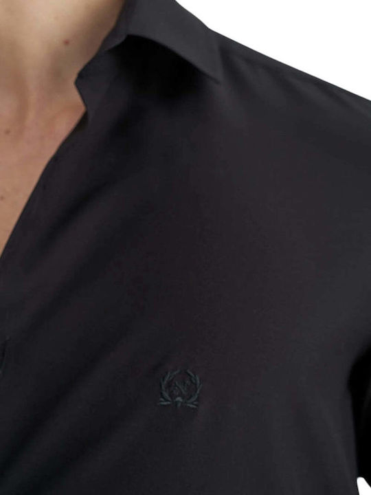 Long Sleeve Shirt Regular Fit Black
