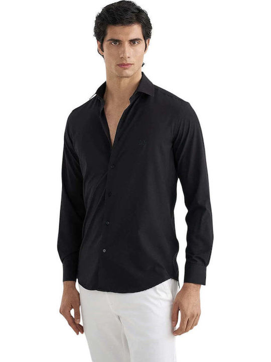 Long Sleeve Shirt Regular Fit Black