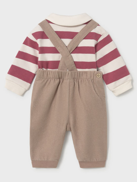 Kinderhosen Set in Lila Damaskino