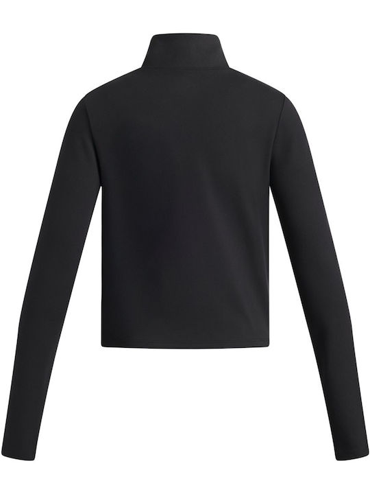 Kinder-Sweatshirt Strickjacke Schwarz