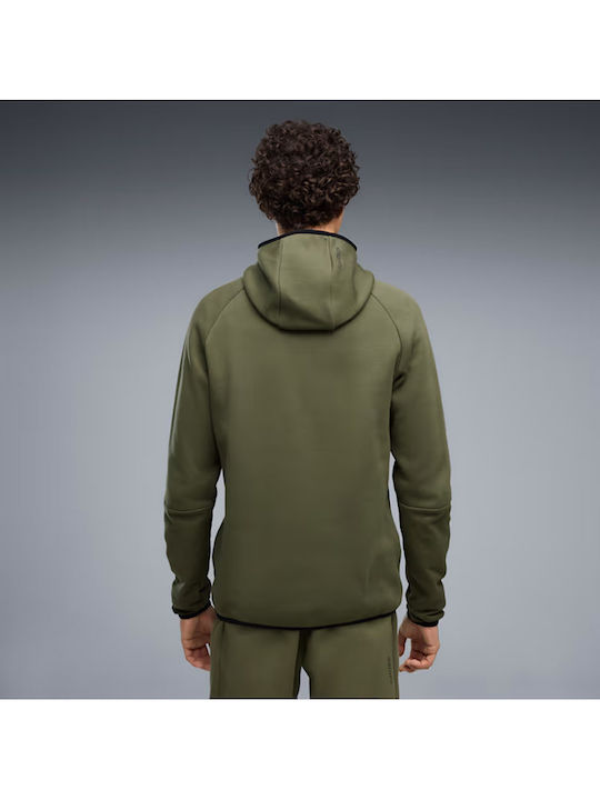 PUMA Cardigan Green with Hood