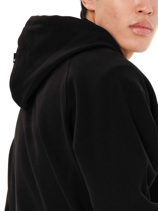 Sweatshirt mit Kapuze Schwarz