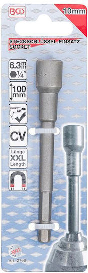 Long 10 Mm Hex Socket Drills; 6.3 Mm 1/4" Drive Bgs 2766