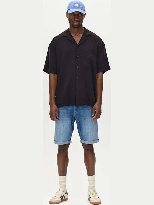 Men's Denim Shorts Mid Blue Denim