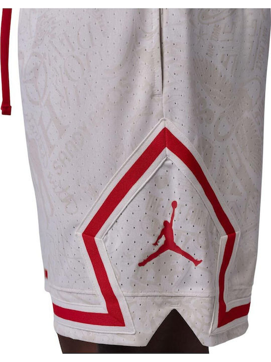 Diamond Αθλητική Ανδρική Βερμούδα Dri-Fit Λευκή