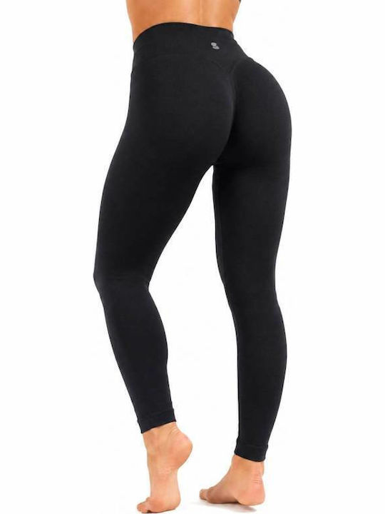 Training Women's Leggings High Waist & Push Up Black
