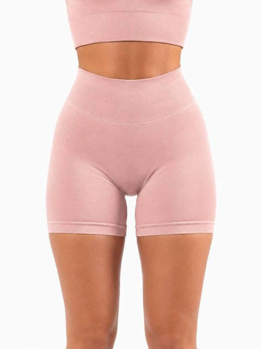 Training Women's Leggings High Waist & Push Up Pink Pale