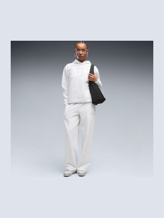 PUMA Puma Women's Sweatpants with Jogger Fleece White
