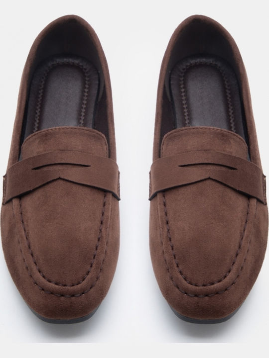 Women's Loafers In Brown Color
