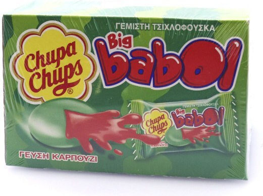Chupa Chups Kaugummi Big Babol Wassermelone 60 Stück 6-41040