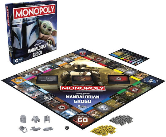 Επιτραπέζιο Παιχνίδι Monopoly Star Wars - The Mandalorian & Grogu για 2-6 Παίκτες 8+ Ετών G3170 (EN) Hasbro