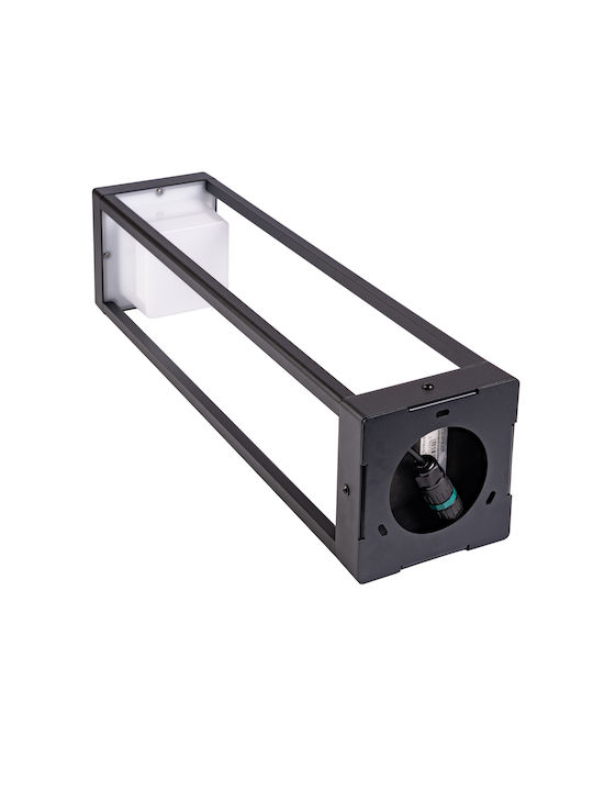 Lampa De Grădină Pentru Exterior Stâlp Led 12w 3000k 80cm Negru Quercus Lumiled